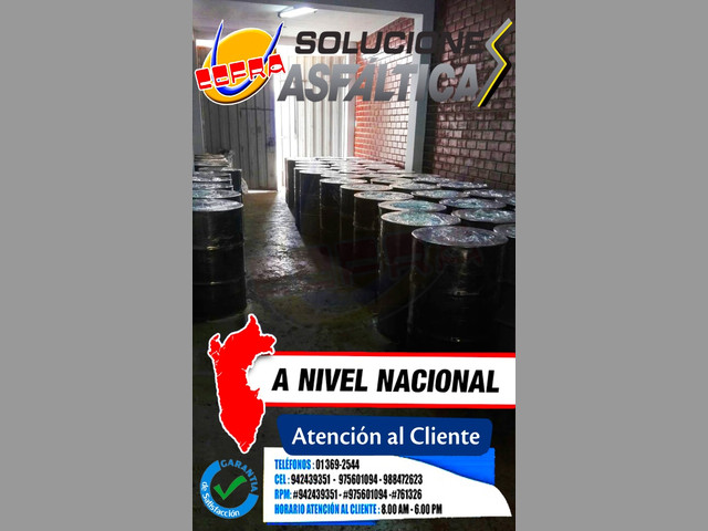 LLEGO TU MEJOR OPCIÓN EN ASFALTO RC 250 - EMULSIÓN ASFÁLTICA PUESTO