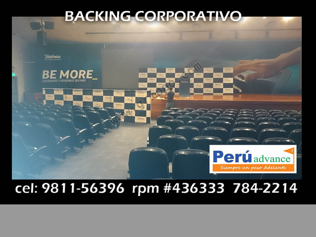 backing para publicidad