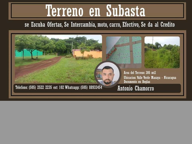 Terreno en Subasta