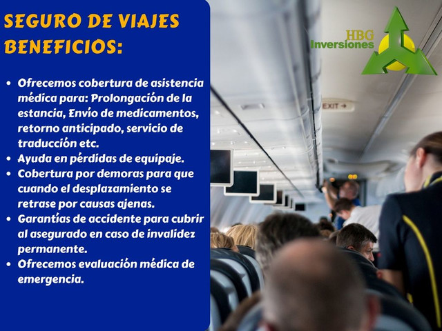 SEGURO DE VIAJES DE ''HBG INVERSIONES''
