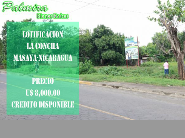 se venden lotes en la concepcion-masaya