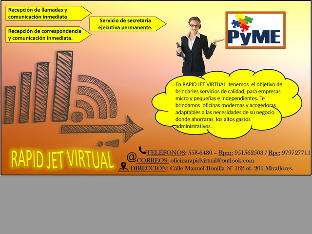 ALQUILER DE OFICINA AMUEBLADA PARA TU EMPRESA EN MIRAFLORES
