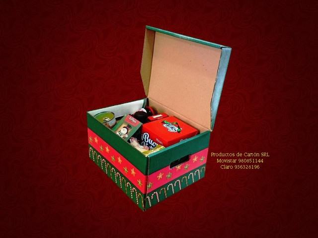 CAJAS NAVIDEÑAS DE CARTON