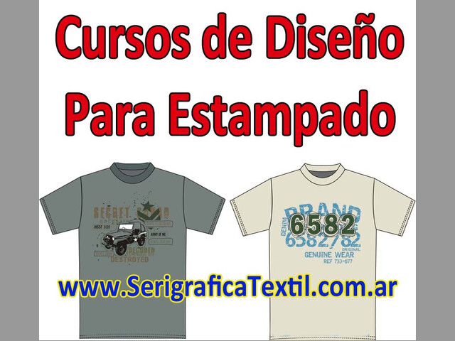 CURSO DE ESTAMPADO TEXTIL PRESENCIAL ZONA OESTE