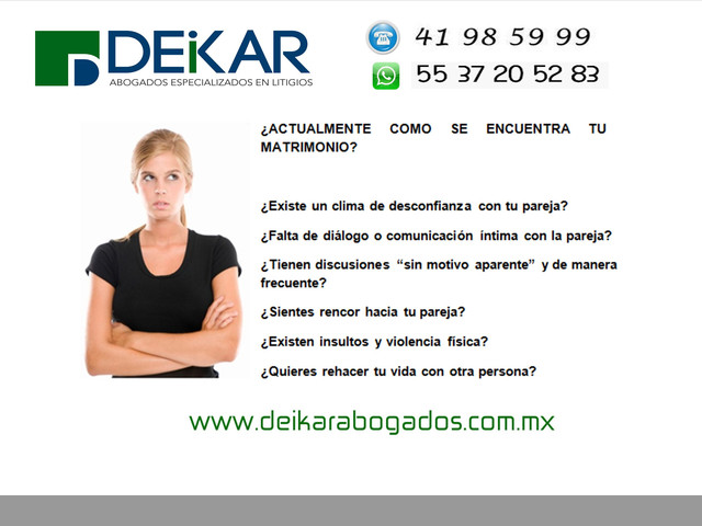 Divorcio Express Económico en Ecatepec