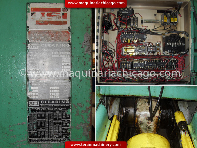 Troqueladora USI CLEARING 110 ton OBI en Venta!