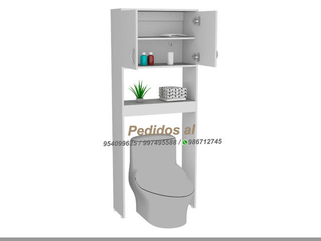 Mueble Optimizador De Baño Barcelona Blanco S- 230 soles