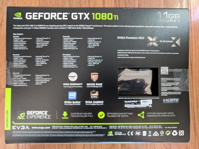 Tarjeta Gráfica GTX 1080 Ti GAMING 11GB GDDR5X 352-Bit