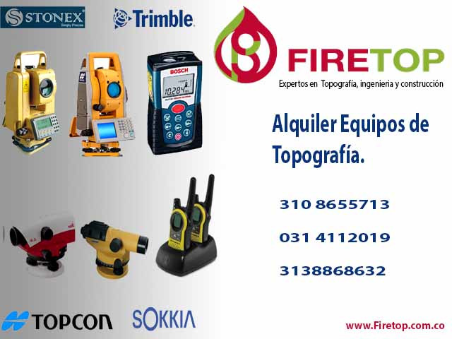 ALQUILER EQUIPOS TOPOGRAFIA BOGOTA D.C