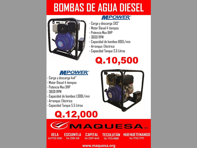 BOMBAS DE AGUA A PRECIOS BAJOS 