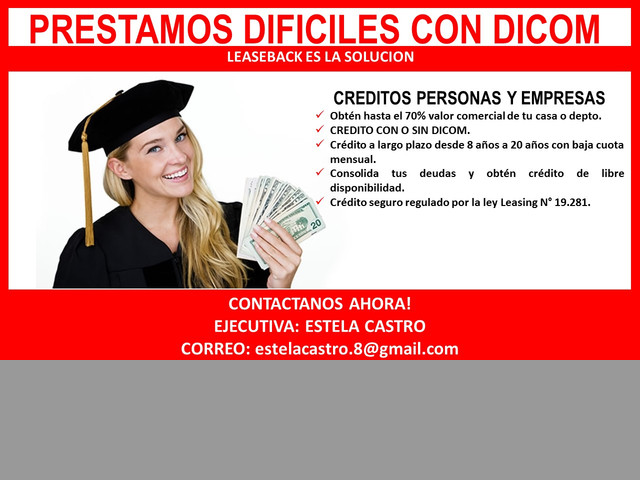 $*Inyecte capita a su Empresa Leaseback CHILE