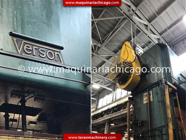 Troqueladora VERSON 600 Ton Usada en venta