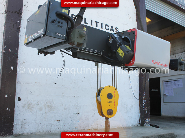 Polipasto KONECRANE 12.5 ton Nuevo