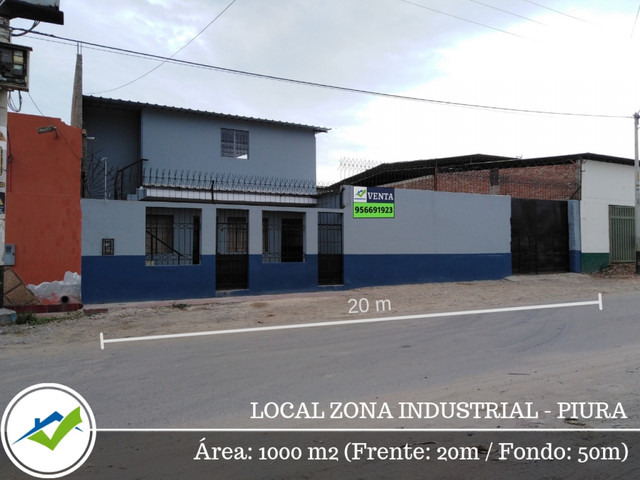 VENTA O ALQUILER LOCAL ZONA INDUSTRIAL PIURA