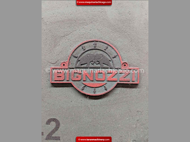 Prensa BIGNOZZI 63 Ton en Venta!
