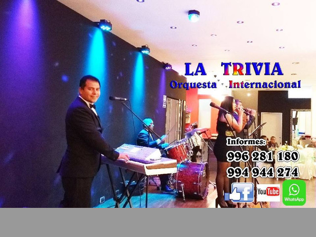Orquesta para fiestas Matrimonios Orquesta Show LA TRIVIA Orquesta