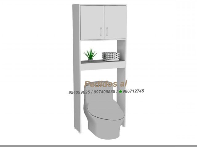 Mueble Optimizador De Baño Barcelona Blanco S- 230 soles