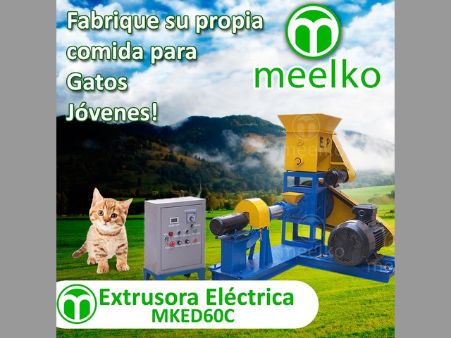 Extrusora Meelko para pellets alimentación perros y gatos 120-150kg-h 15