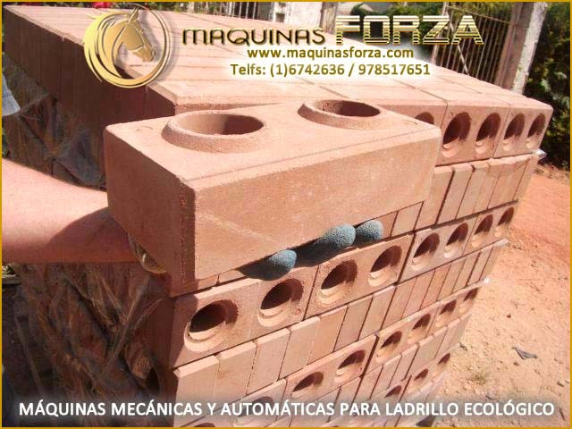 MAQUINAS PARA LADRILLOS O BLOQUES ECOLÓGICOS