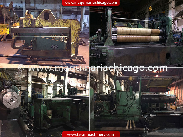 Slitter 72" x Flecha 7-1-2" x 70,000 Lbs Usado