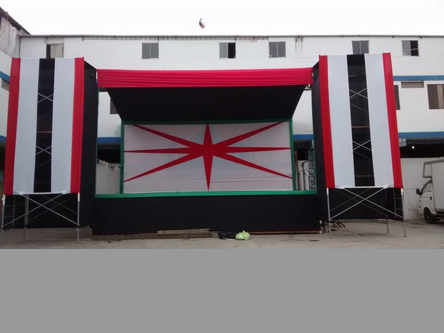 ESTRADOS - ESCENARIOS - TARIMAS - TOLDOS - STANDS - DECORACIÓN - SONIDO