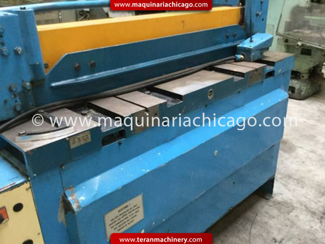 Cizalla DIOSGYORI 4' x 3.0mm Usada en Venta!