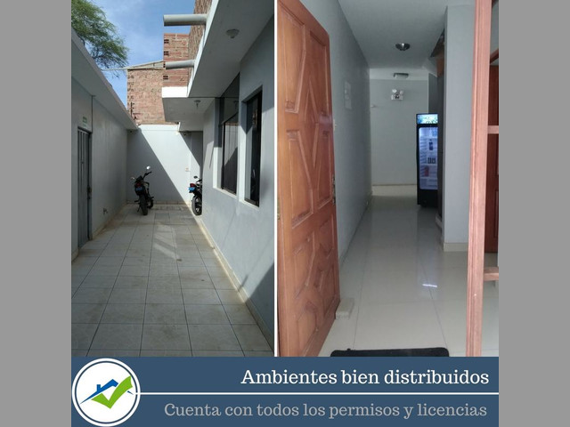 Hospedaje de 01 Piso, Urb Bello Horizonte - Piura
