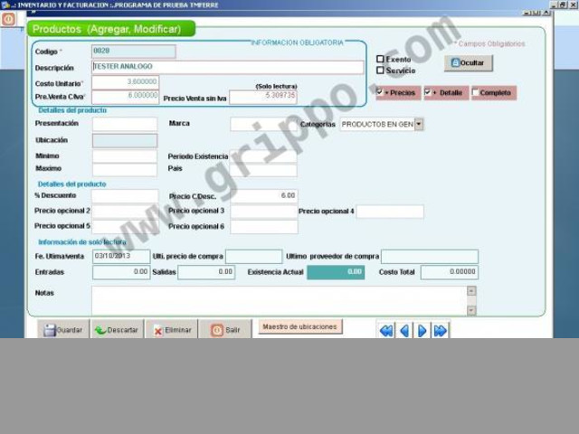 Sistema de inventario y facturación para todo negocio