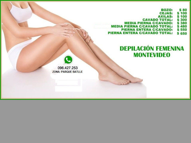 Depilación Femenina Con Cera. Sistema Roll On y Sistema Español