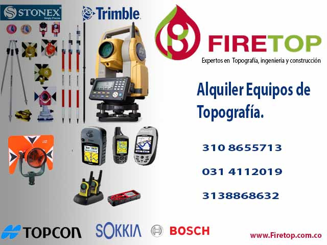 ALQUILER EQUIPOS TOPOGRAFIA BOGOTA D.C