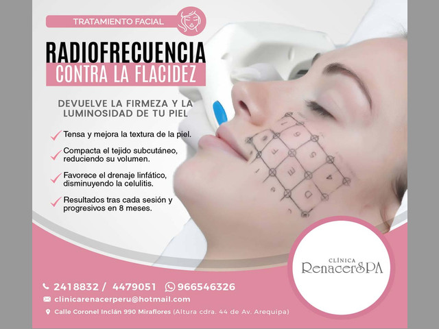 RADIOFRECUENCIA CONTRA LA FLACIDEZ