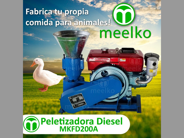 Prensa Meelko para hacer carbon en briquetas 1-2 Toneladas hora