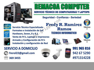 VENTA Y REPARACIÓN DE COMPUTADORAS E IMPRESORAS