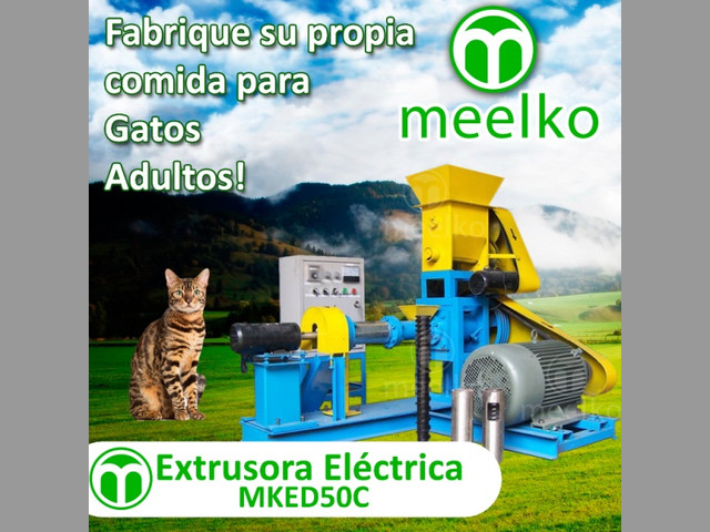 Extrusora Meelko para pellets alimentación perros y gatos 60-80kg-h 11kW