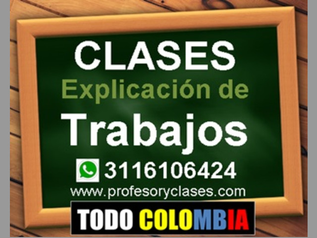Clases de contabilidad a domicilio en Medellin. Profesor particular