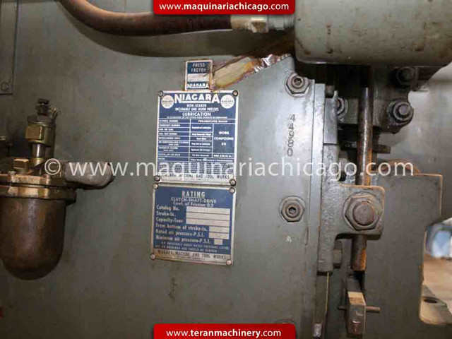 Troqueladora NIAGARA 35 Ton en Venta!!
