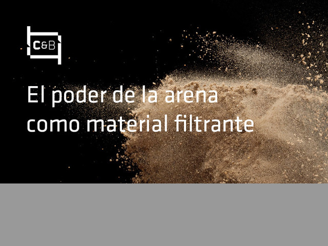 Filtro lento o descendente: Arena filtrante
