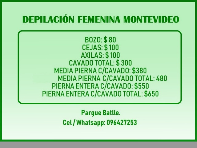 Depilación Femenina Con Cera. Sistema Roll On y Sistema Español