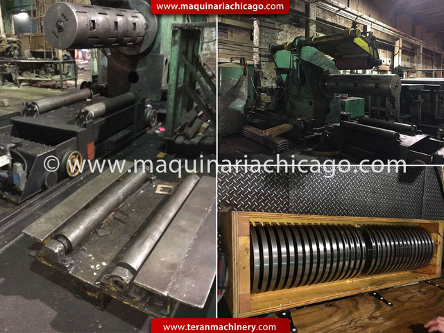 Slitter 72" x Flecha 7-1-2" x 70,000 Lbs Usado
