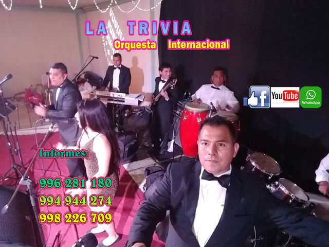 ORQUESTA DE MÚSICA VARIADA PARA FIESTAS MATRIMONIOS LIMA LA TRIVIA