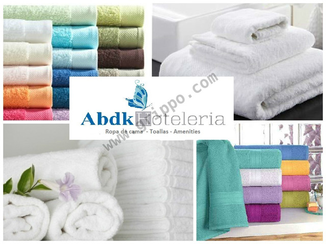 Toallas blancas, toallones, toallas color para spa y Hoteleria en Peru